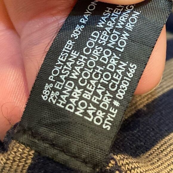 Club Monaco striped ponte pencil skirt - Picture 3 of 5